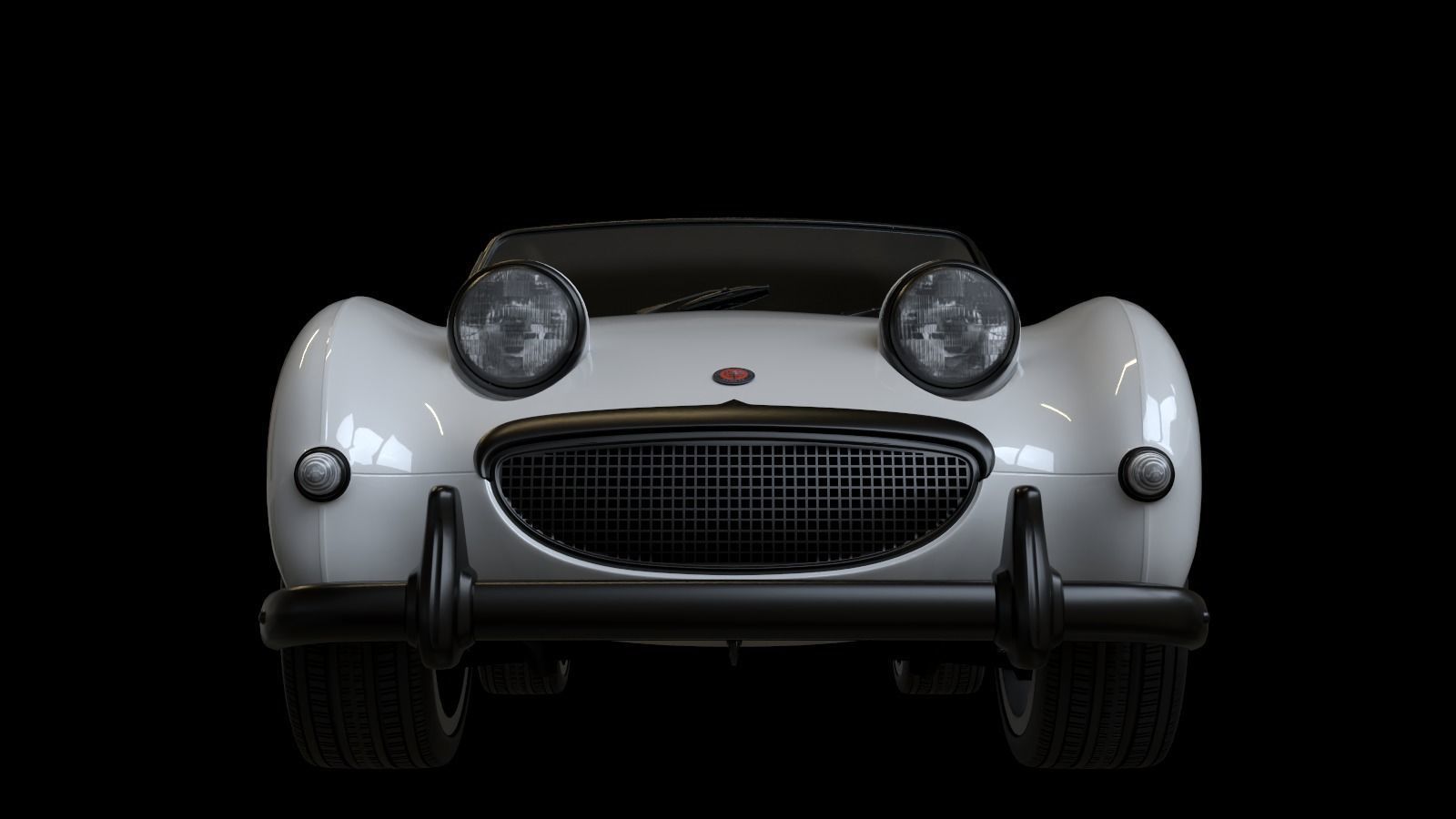 1958 Austin Healey Sprite MKI 3D model_13