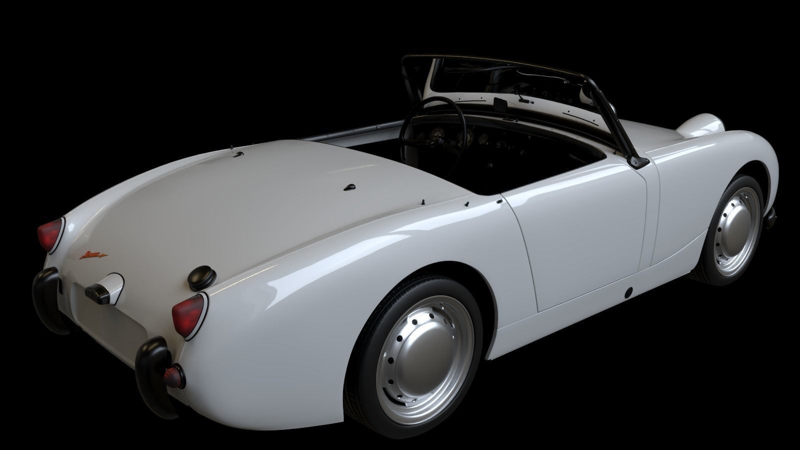 1958 Austin Healey Sprite MKI 3D model_18