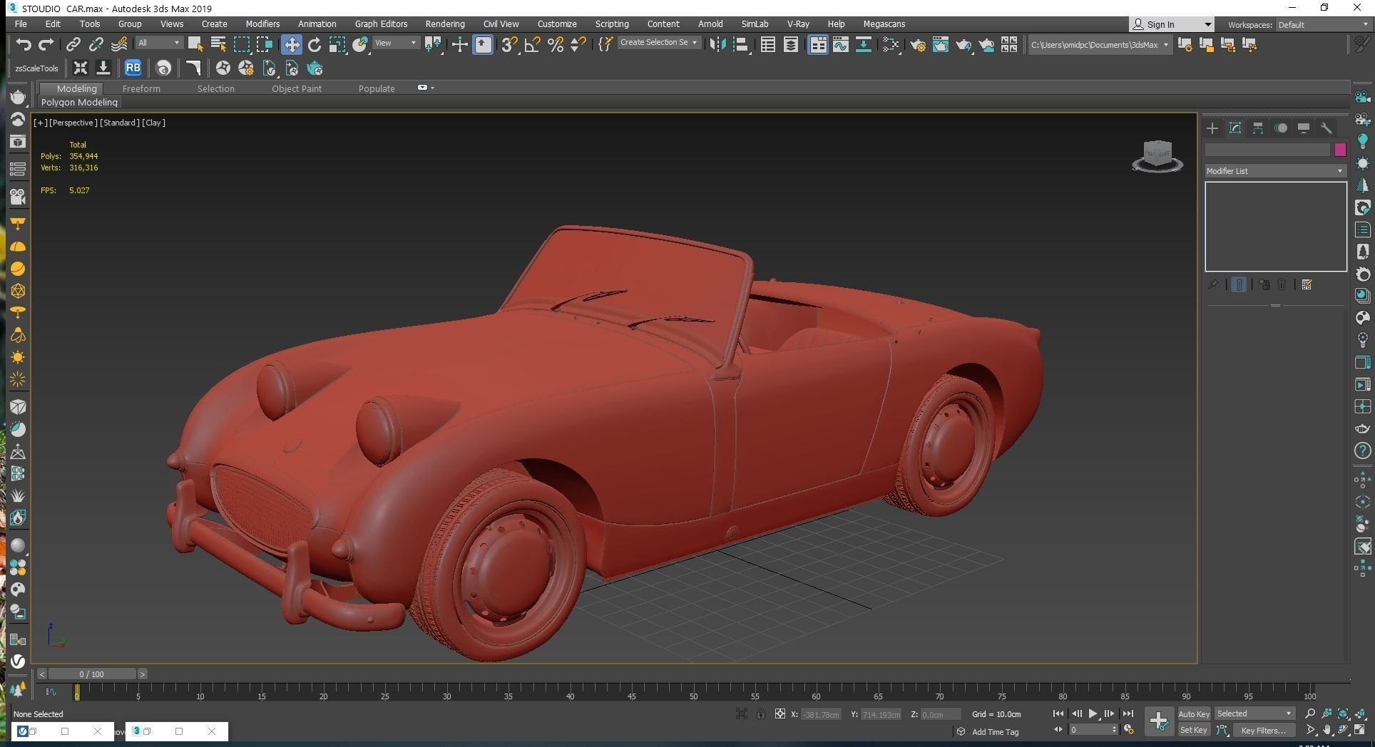 1958 Austin Healey Sprite MKI 3D model_23