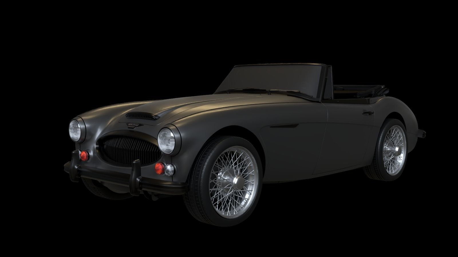 1965 Austin Healey 3000 MkIII 3D model_12