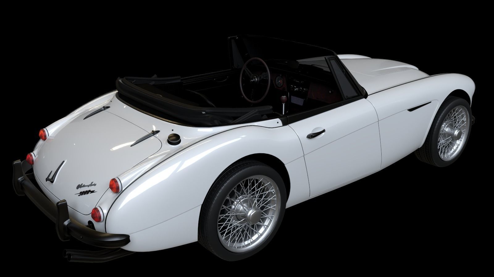 1965 Austin Healey 3000 MkIII 3D model_19