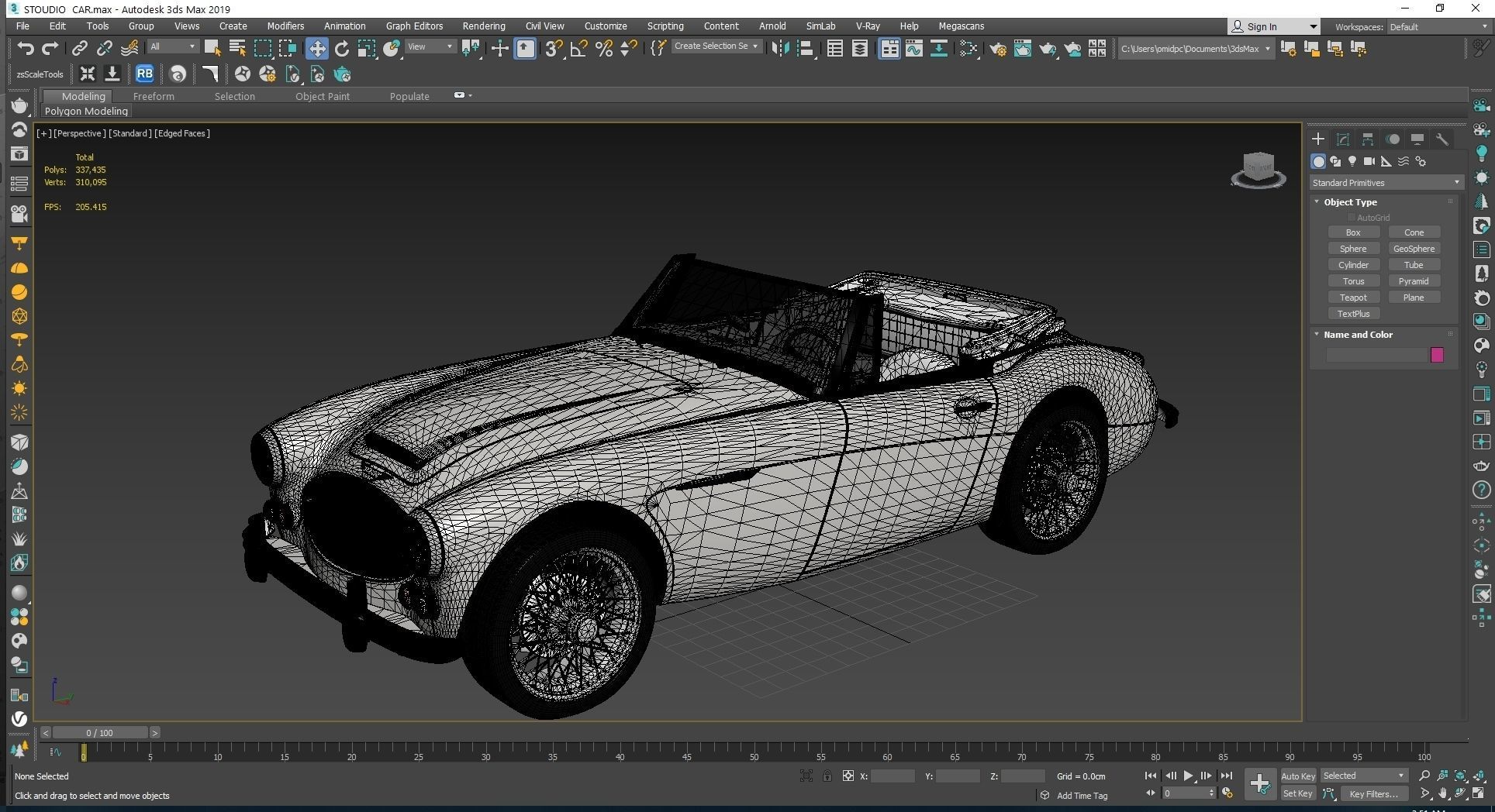 1965 Austin Healey 3000 MkIII 3D model_29