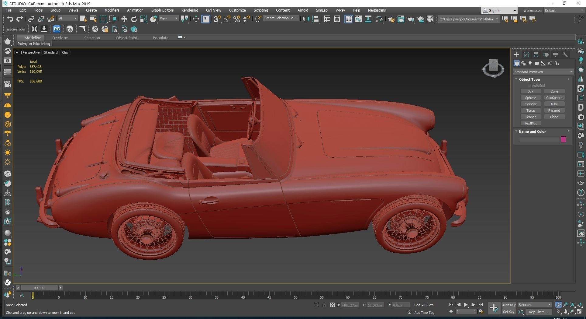 1965 Austin Healey 3000 MkIII 3D model_27