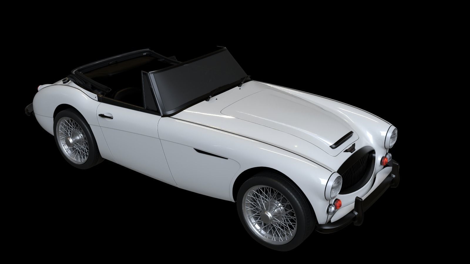 1965 Austin Healey 3000 MkIII 3D model_5