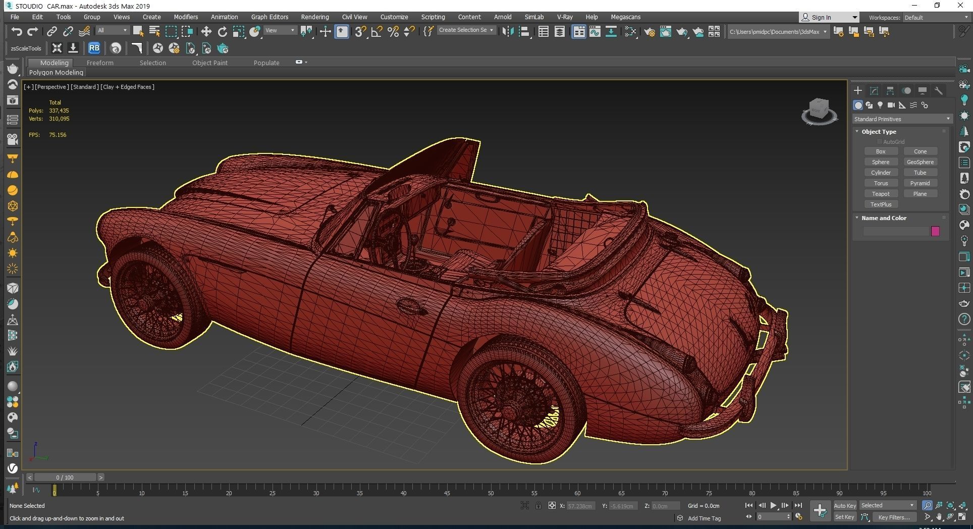 1965 Austin Healey 3000 MkIII 3D model_28