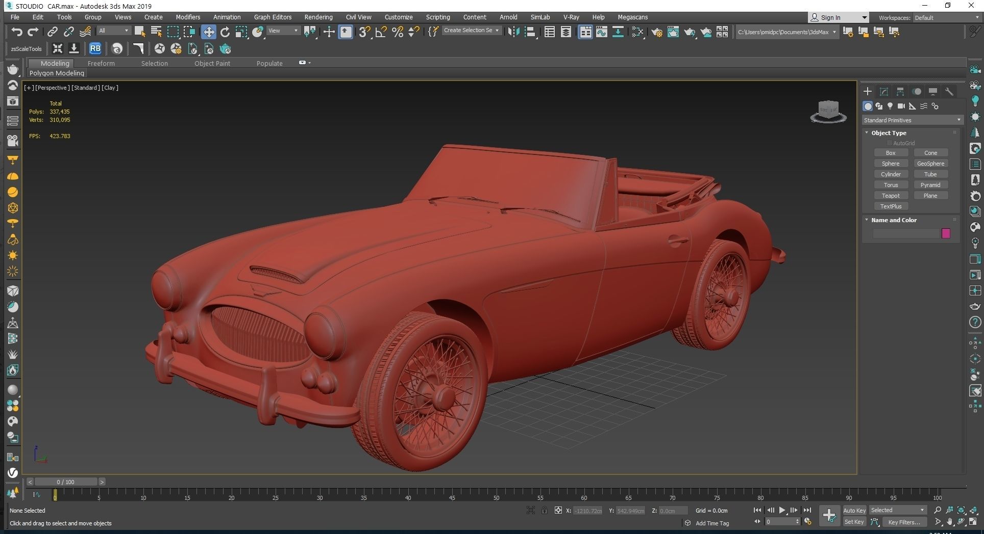 1965 Austin Healey 3000 MkIII 3D model_26