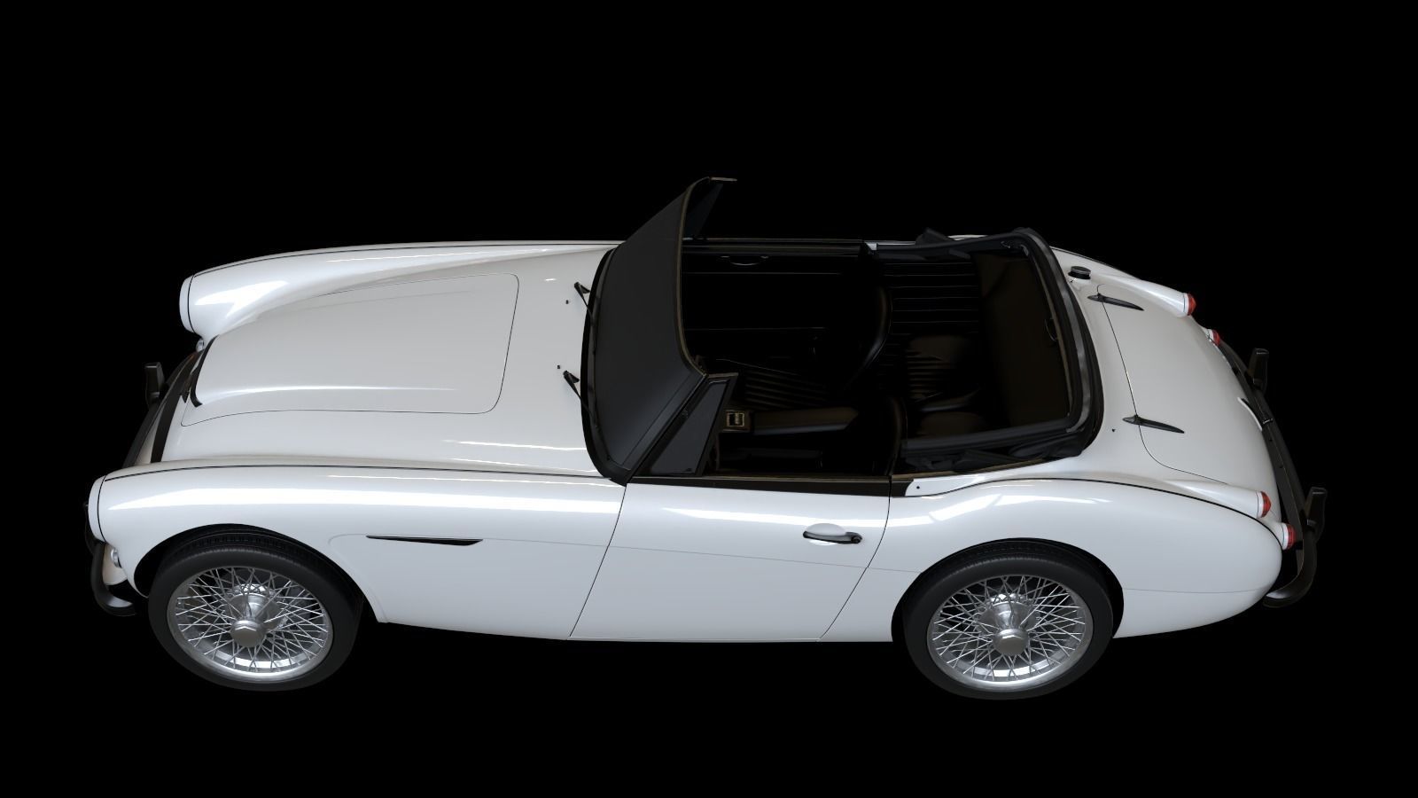 1965 Austin Healey 3000 MkIII 3D model_16