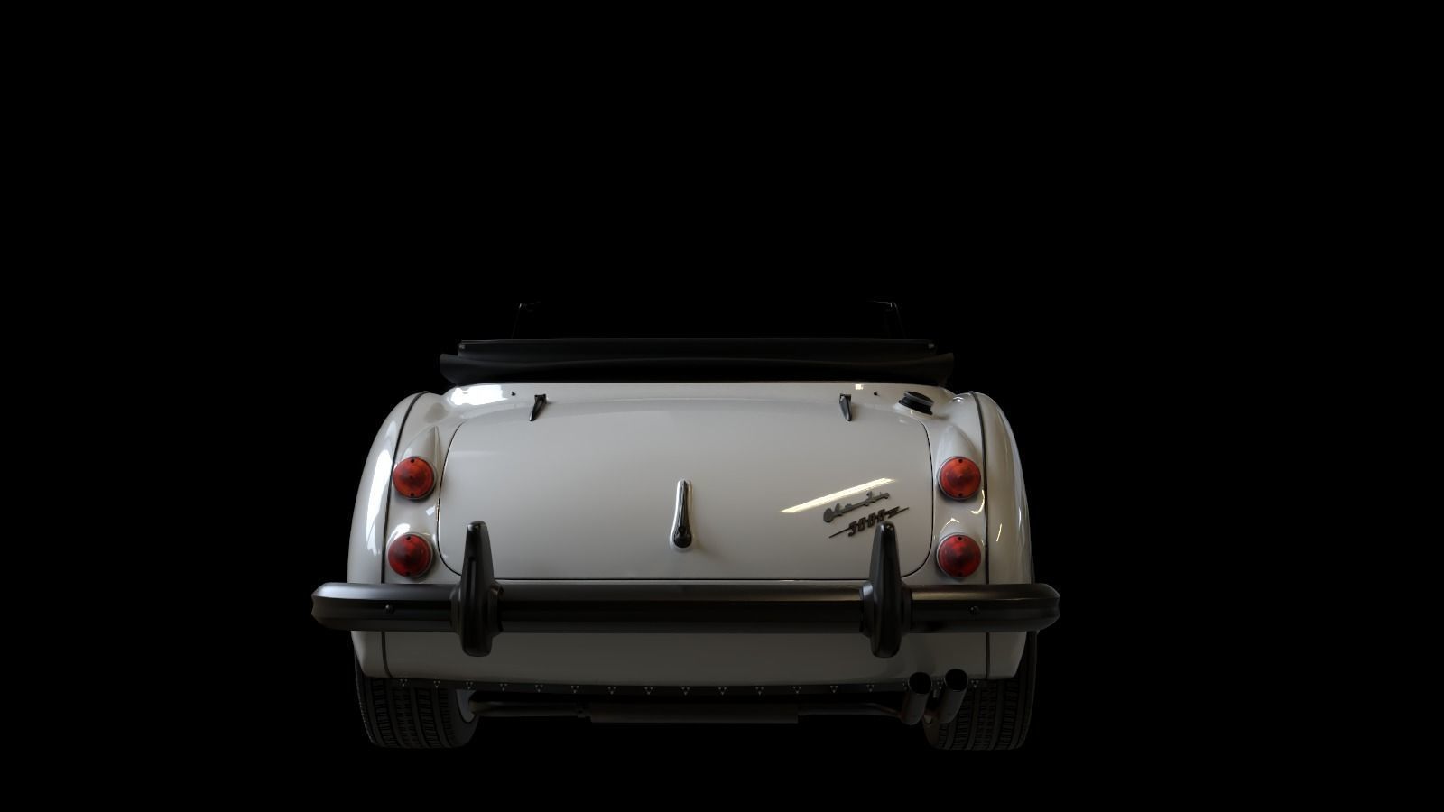 1965 Austin Healey 3000 MkIII 3D model_6