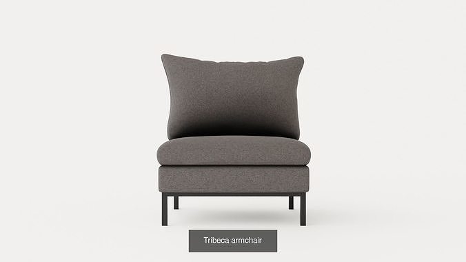 Collection of Armchair 3D Models -  3D Model Pack 5