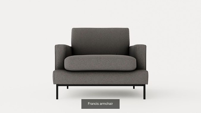 Collection of Armchair 3D Models -  3D Model Pack 7
