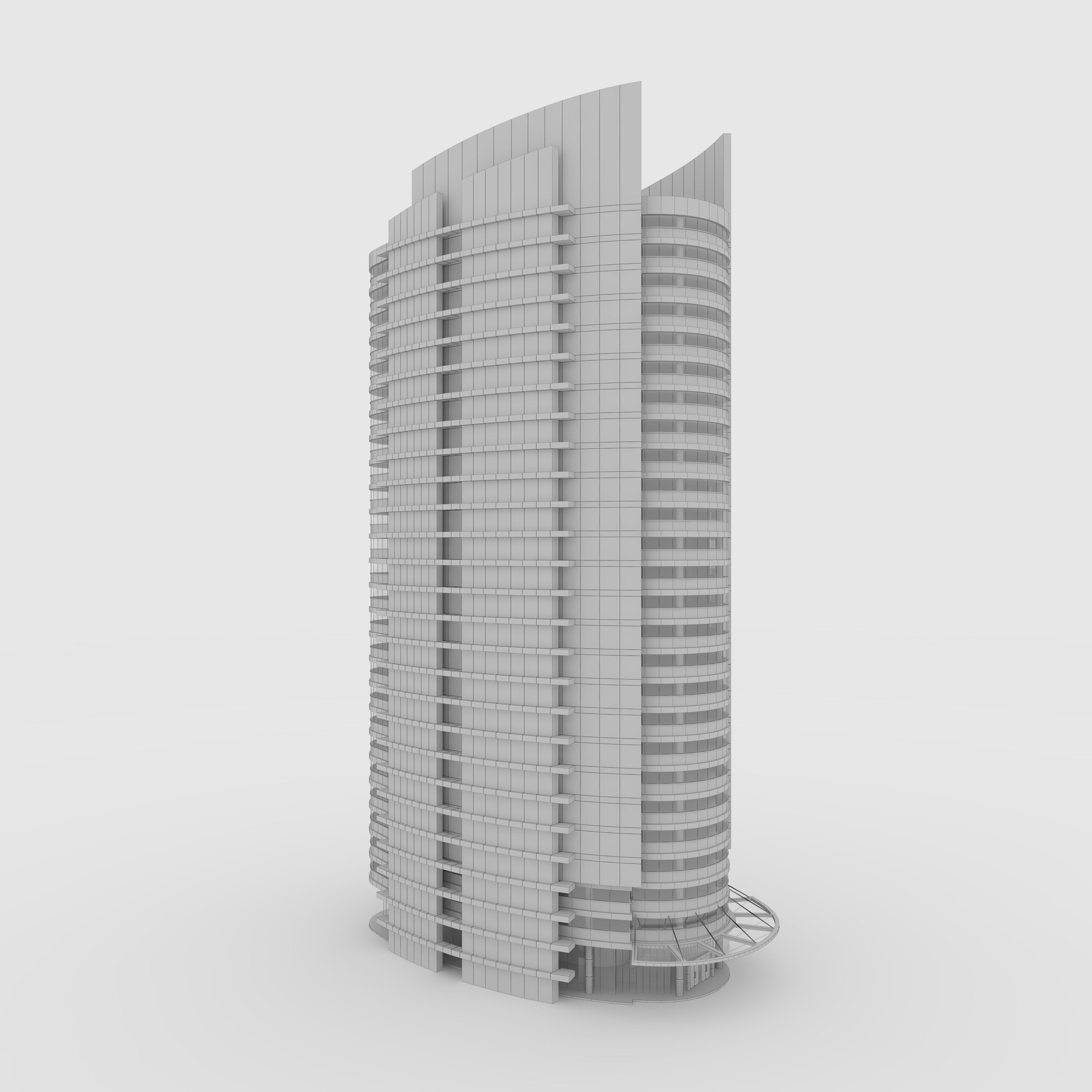 Tower 8 3D model_1