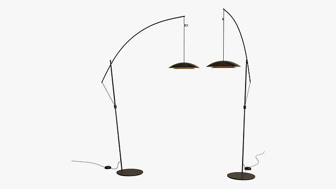 Floor light Noway Big 3D model