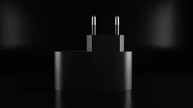 Mobile Phone Charger IMU-05  Realistic 3D Model - Blender 