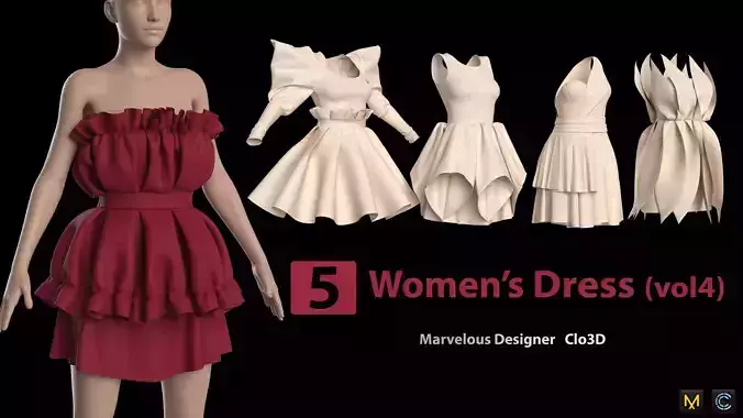 5 Womens Dress -vol4