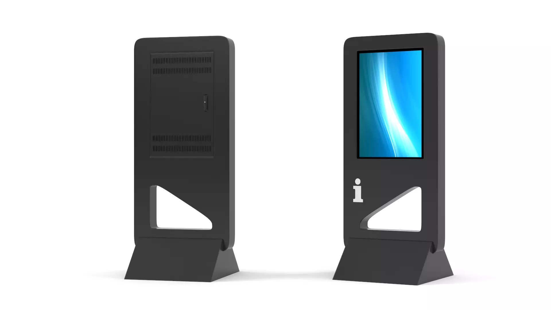 Electronic Kiosk 3D model_0