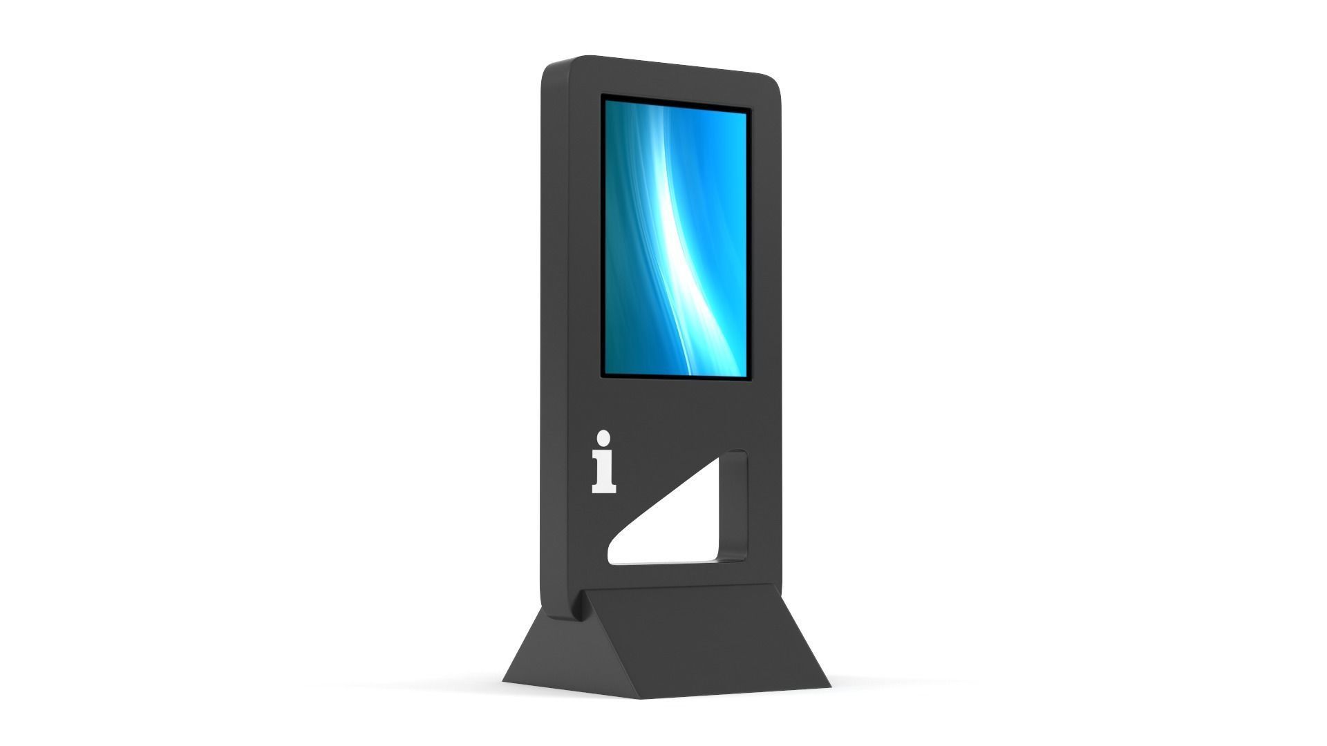 Electronic Kiosk 3D model_2