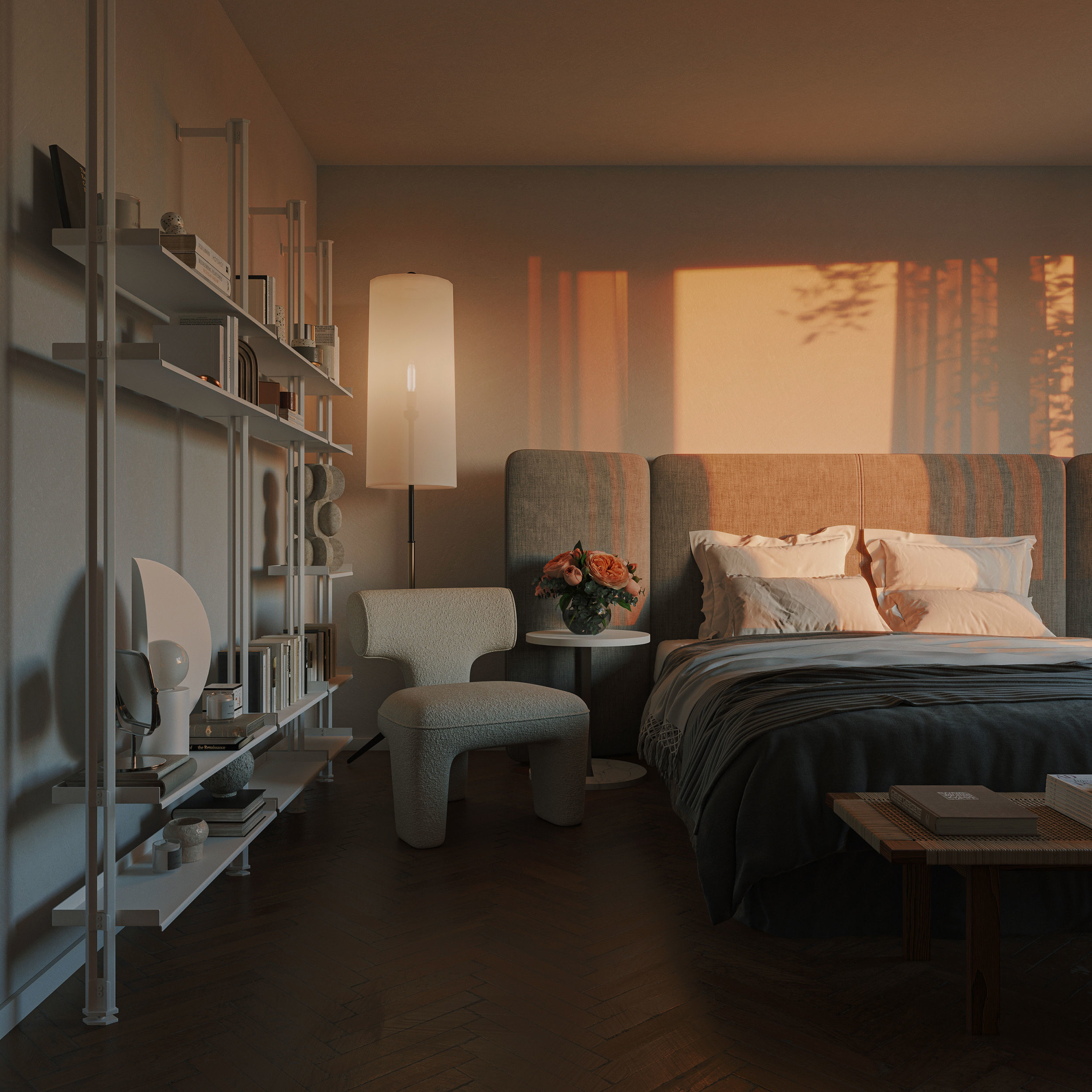 Bed room 1 3D model_2