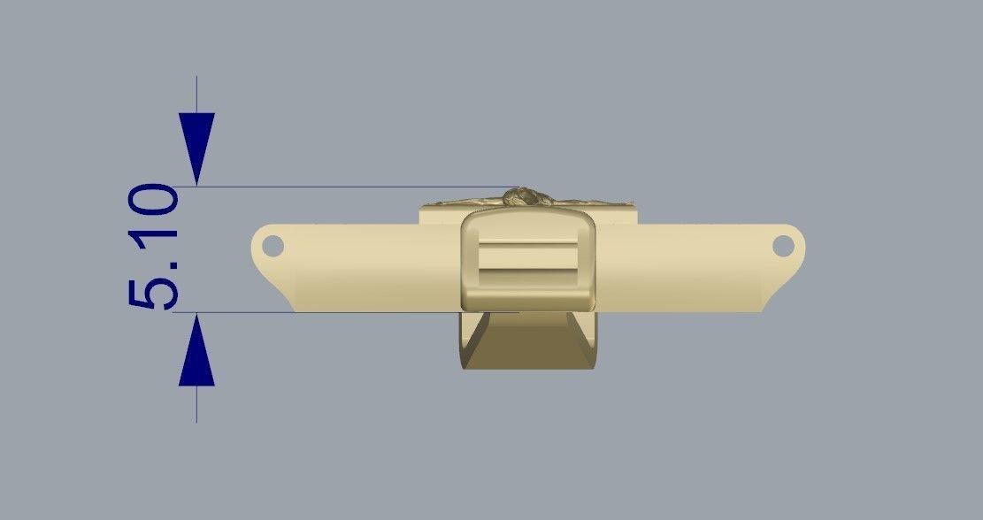 Jesus and Miracle W  Pendant 3D print model_10