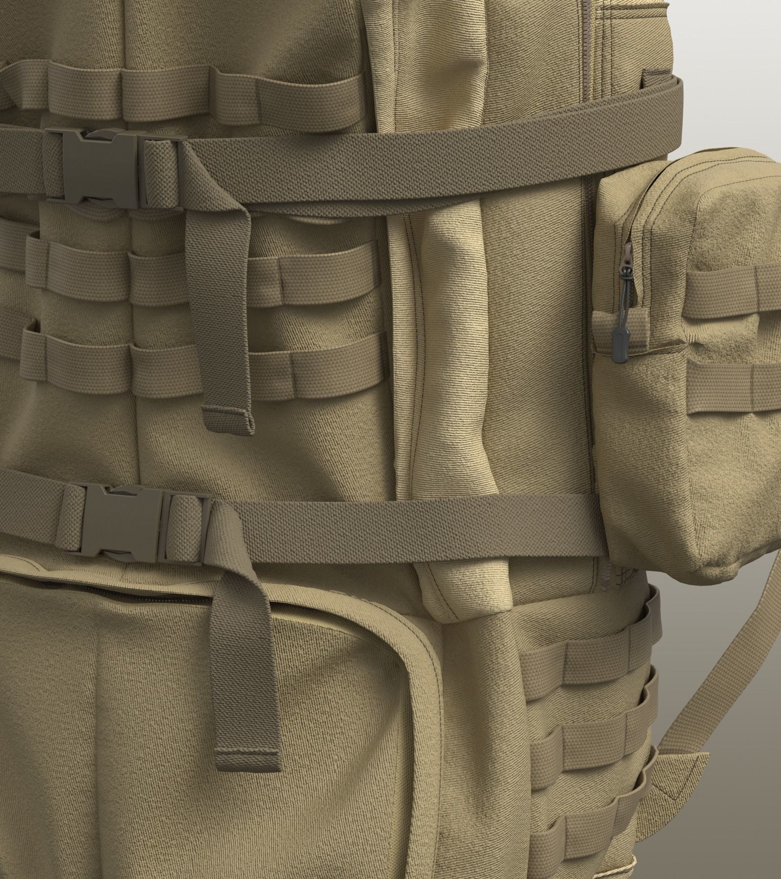 Military Backpack 3D model_10
