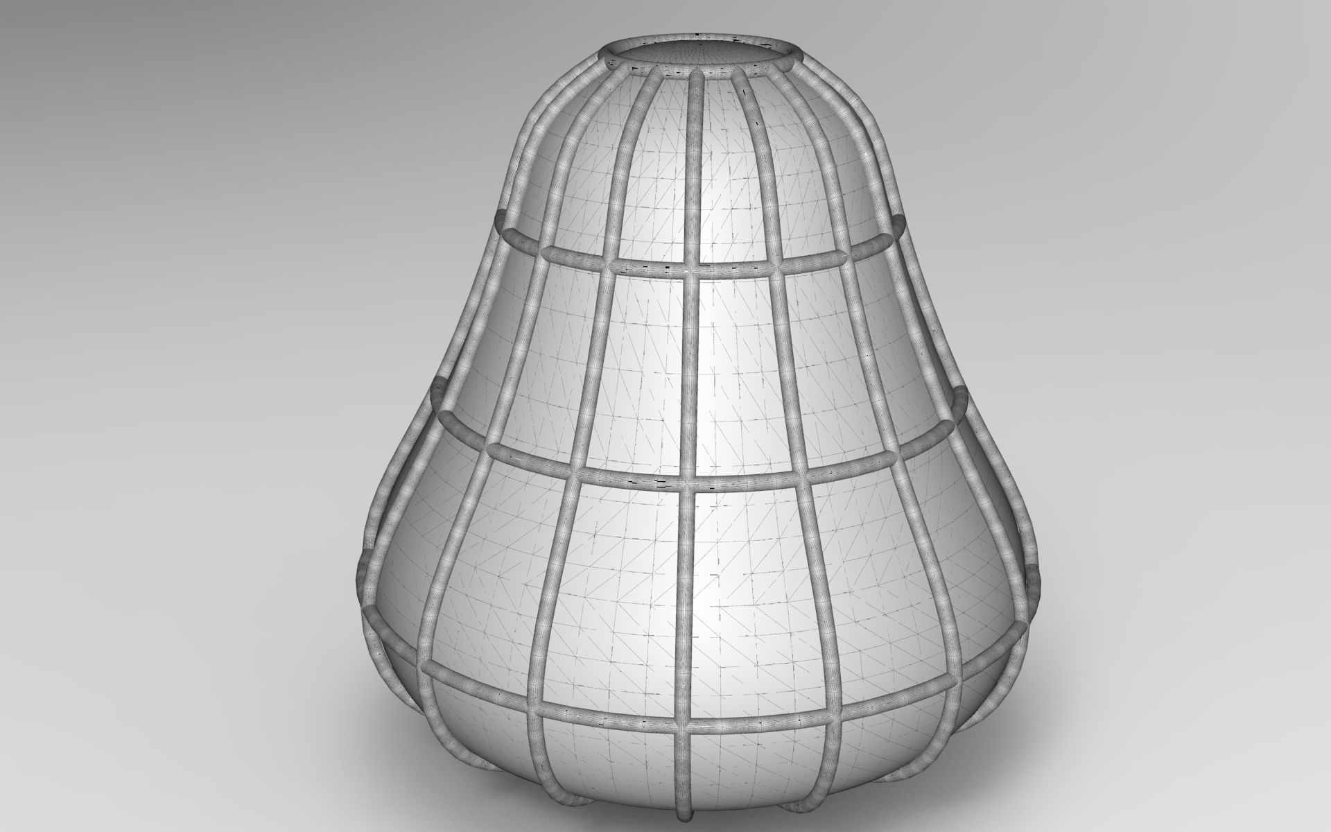 Hew Garden Lamp Low-poly 3D model_5