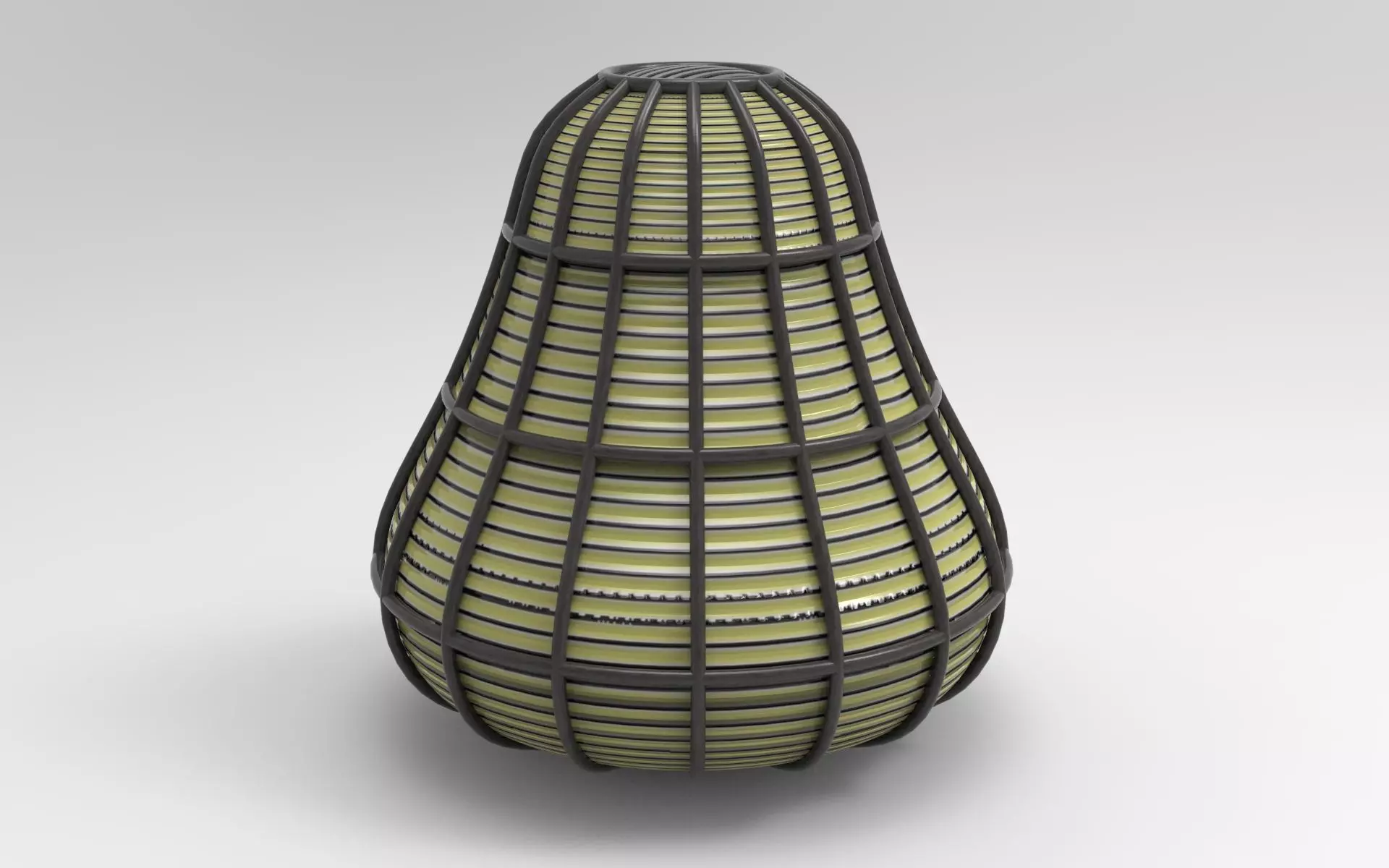 Hew Garden Lamp Low-poly 3D model_0