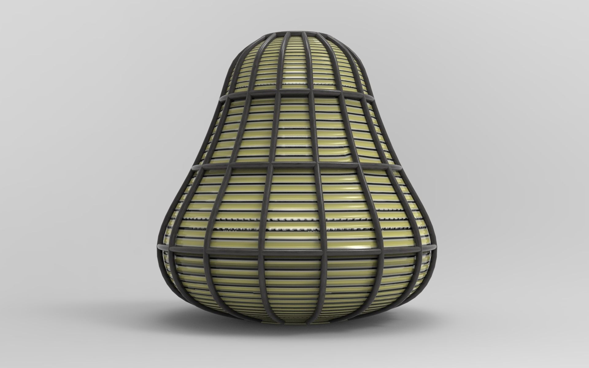 Hew Garden Lamp Low-poly 3D model_2