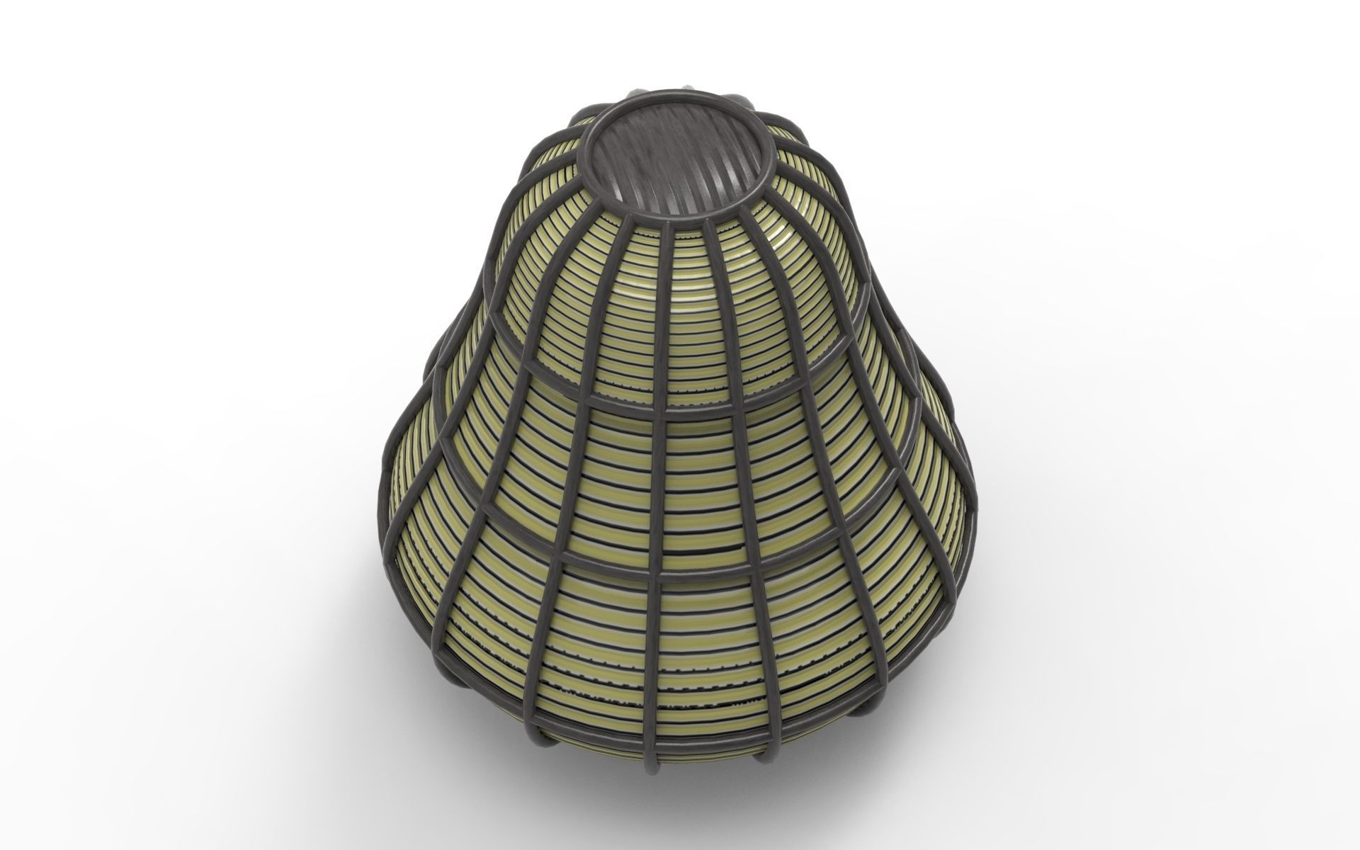 Hew Garden Lamp Low-poly 3D model_1
