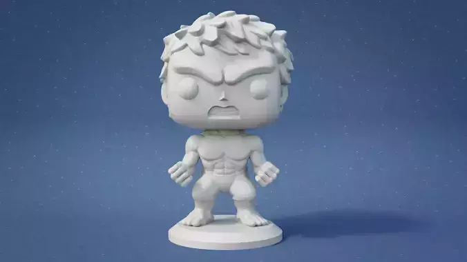 Hulk Pop Figure 3D print model