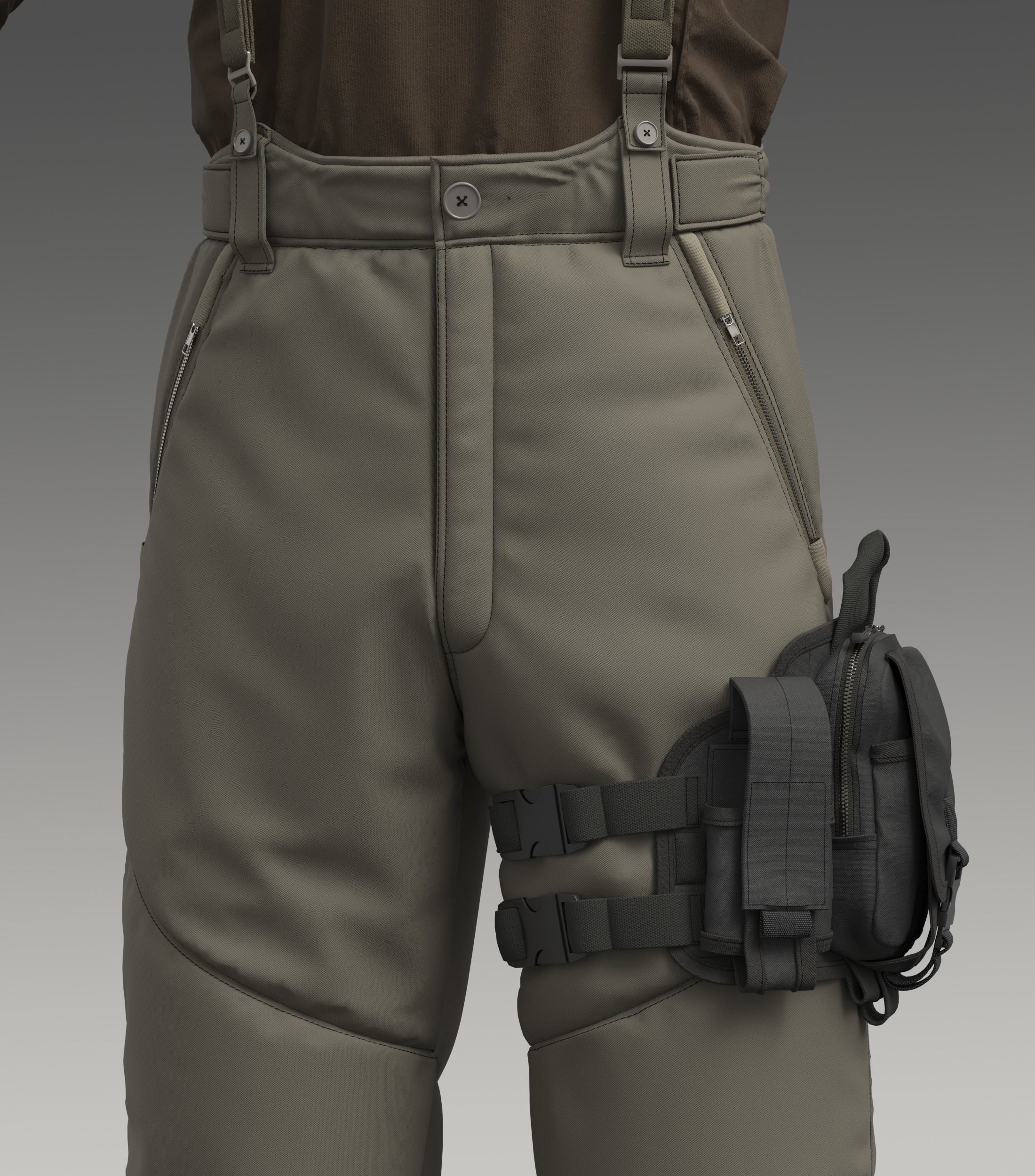 Military Uniform Set 3D model_16