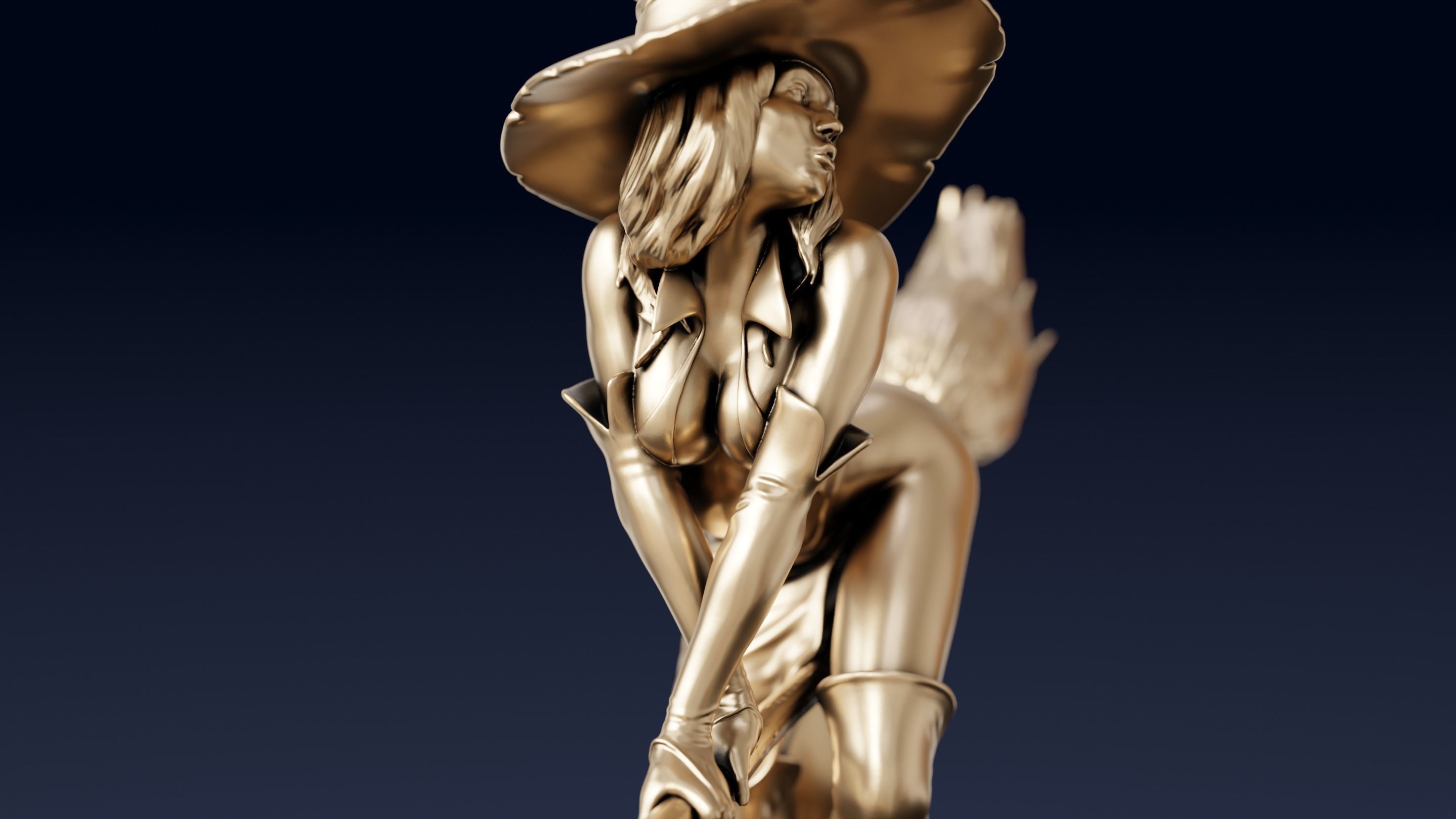 Witch 3D print model_8