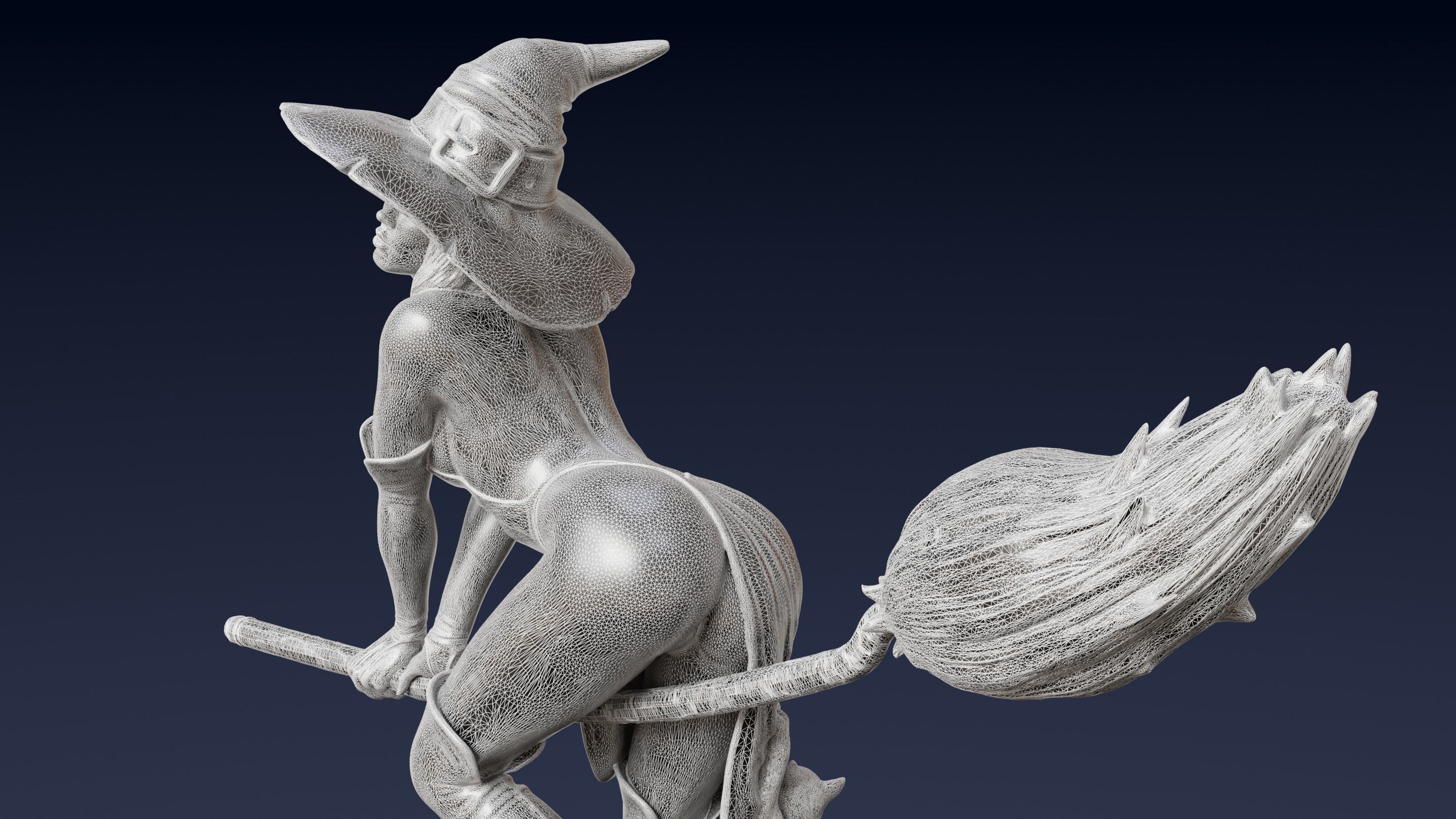 Witch 3D print model_13
