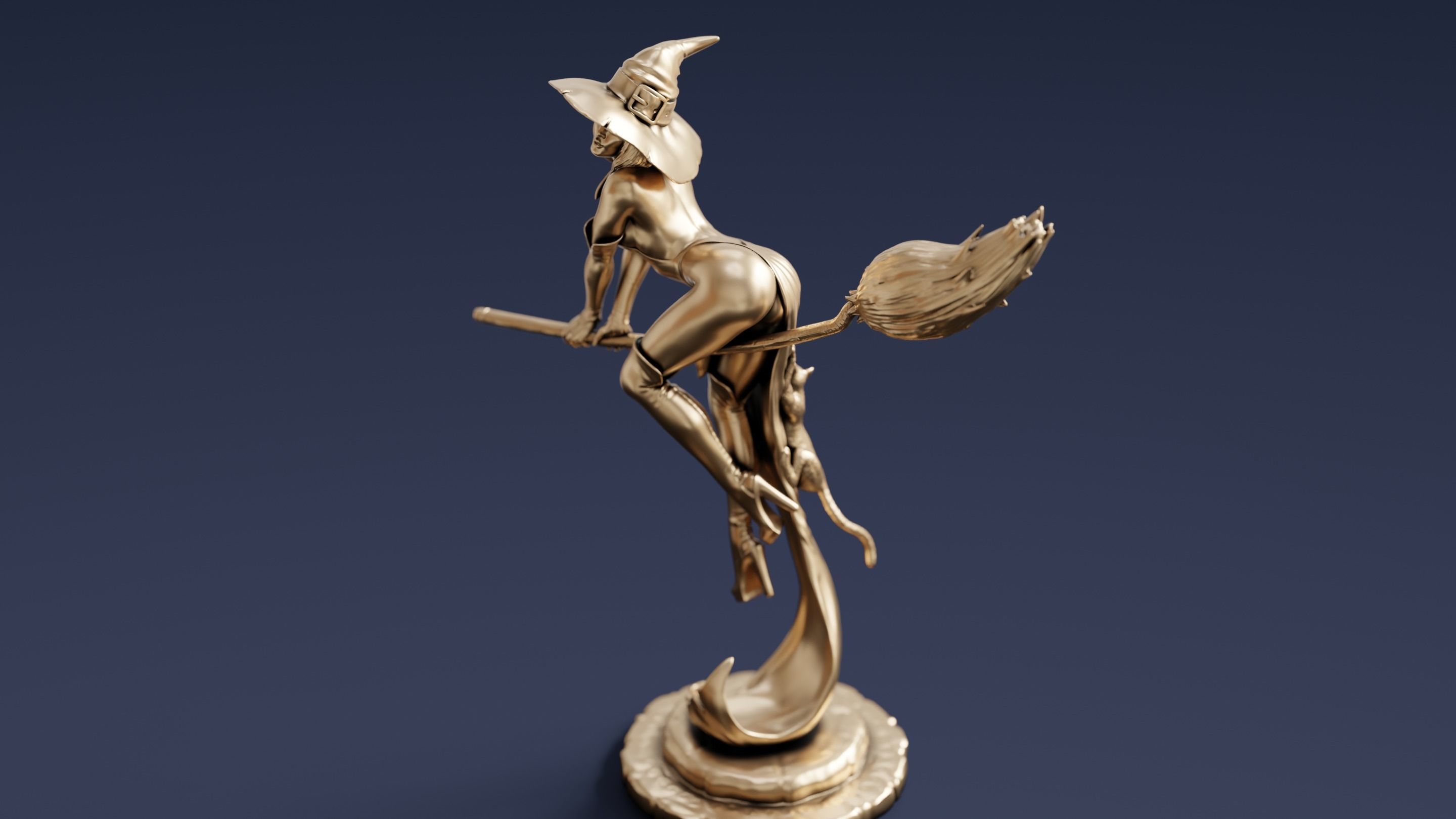 Witch 3D print model_4