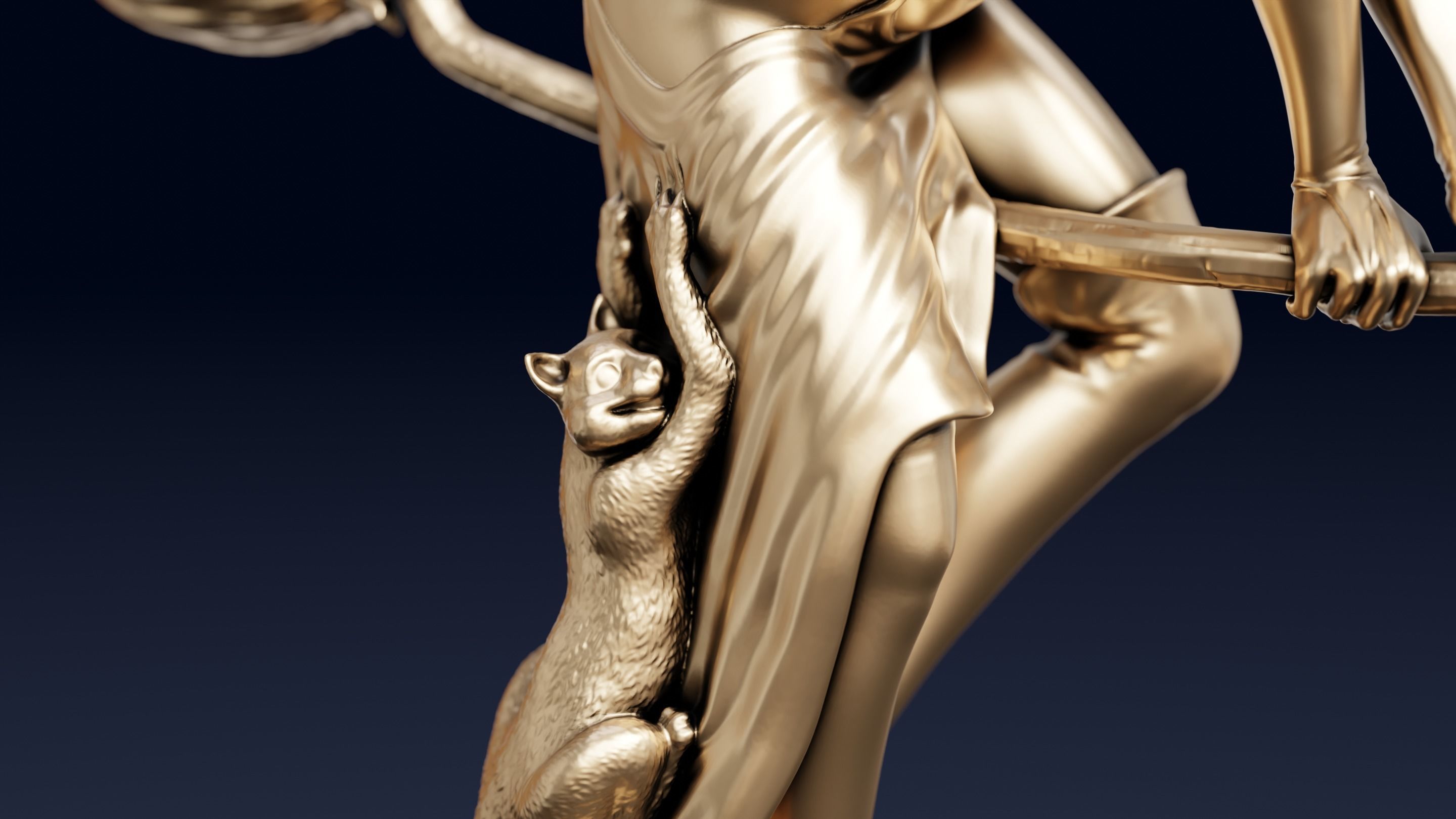 Witch 3D print model_7