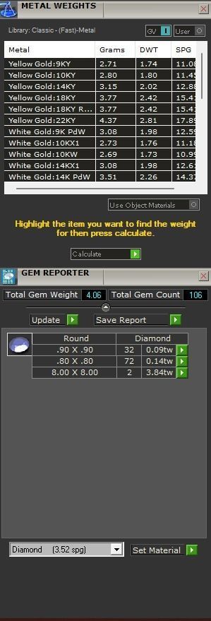 Custom Solitaire Round Diamond Studs - Earrings Unisex  3D print model_5