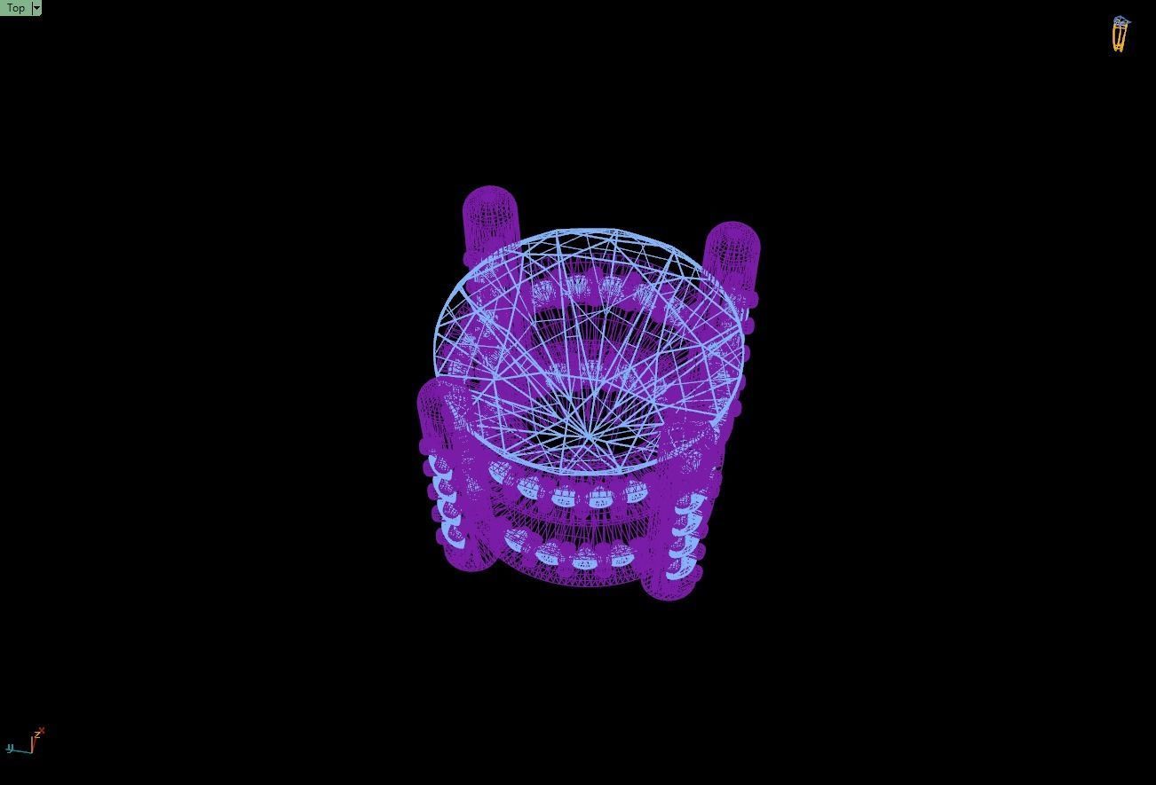 Custom Solitaire Round Diamond Studs - Earrings Unisex  3D print model_15