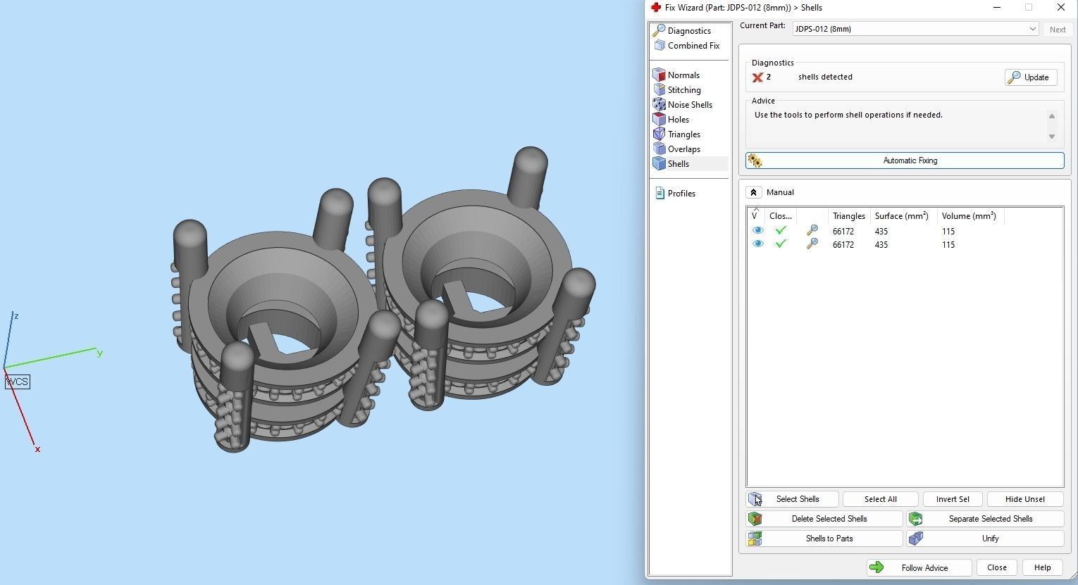 Custom Solitaire Round Diamond Studs - Earrings Unisex  3D print model_19