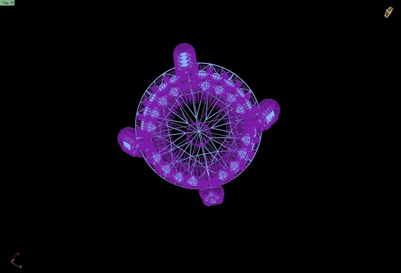 Custom Solitaire Round Diamond Studs - Earrings Unisex  3D print model_16