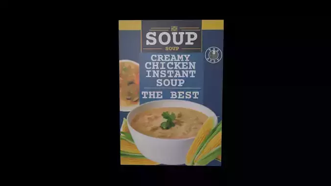 Instant soups-Creamy Chicken and Corn Instant Soup