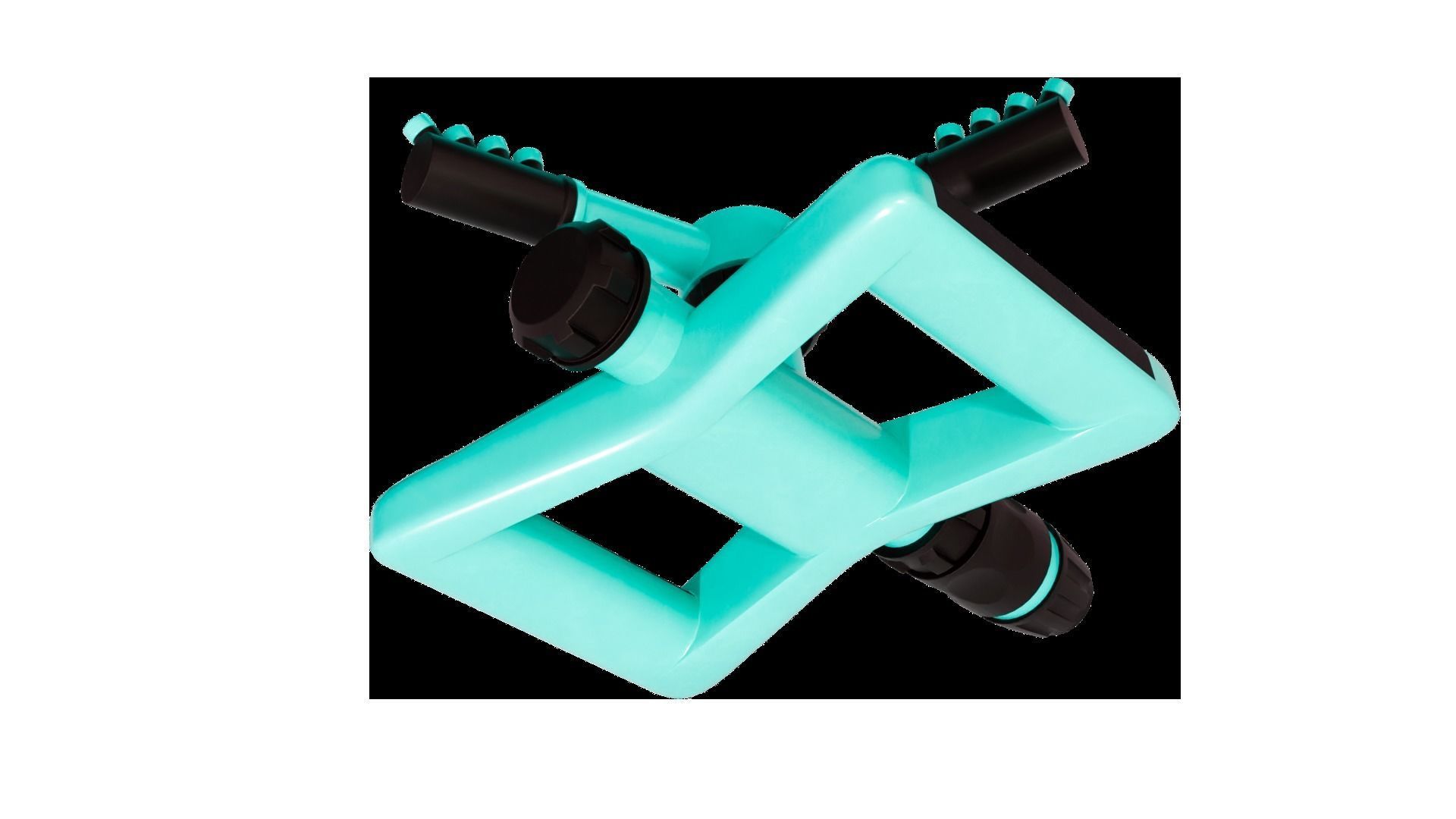 Spinning Garden Water Sprinkler 3D model_7