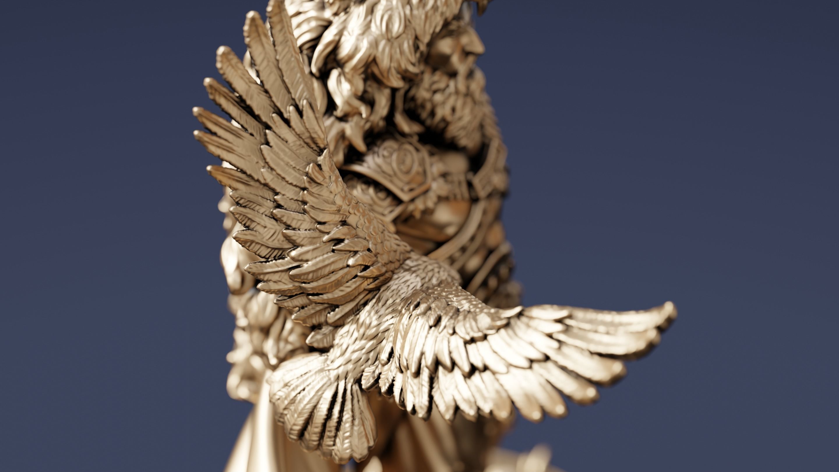 Ancient Scandinavian God 3D print model_7