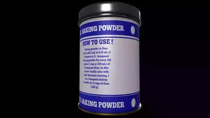Baking decorations-Baking Powder-GAME READY PBR