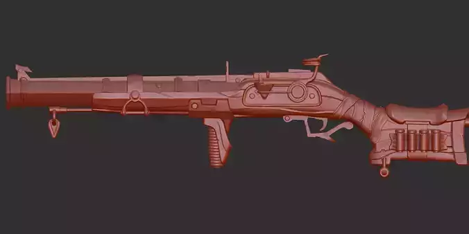 Stylized  musket 