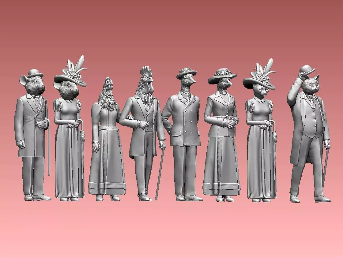 FIGURES ANIMAL 3D print model