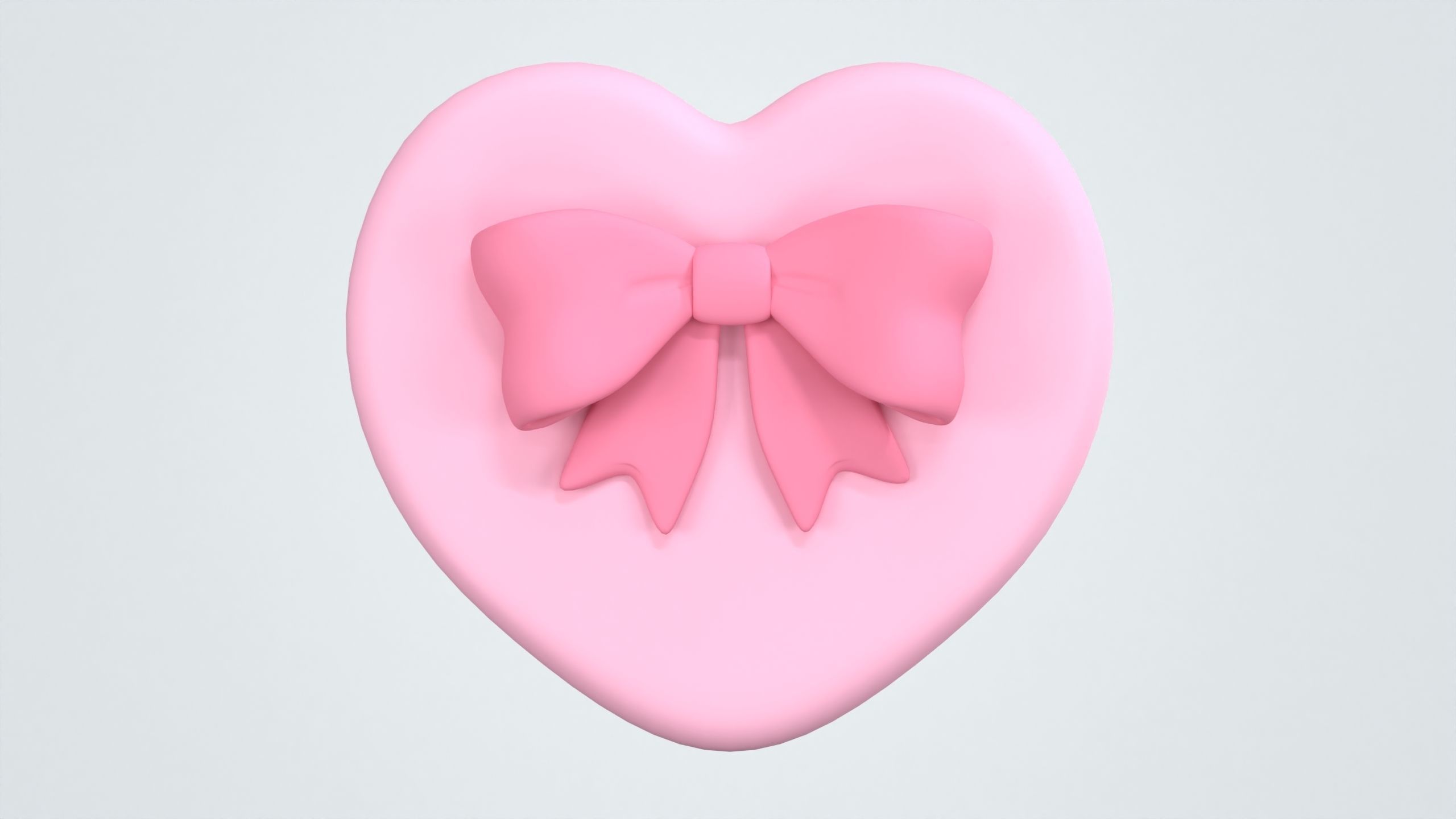 Heart Giftbox 3D model_1