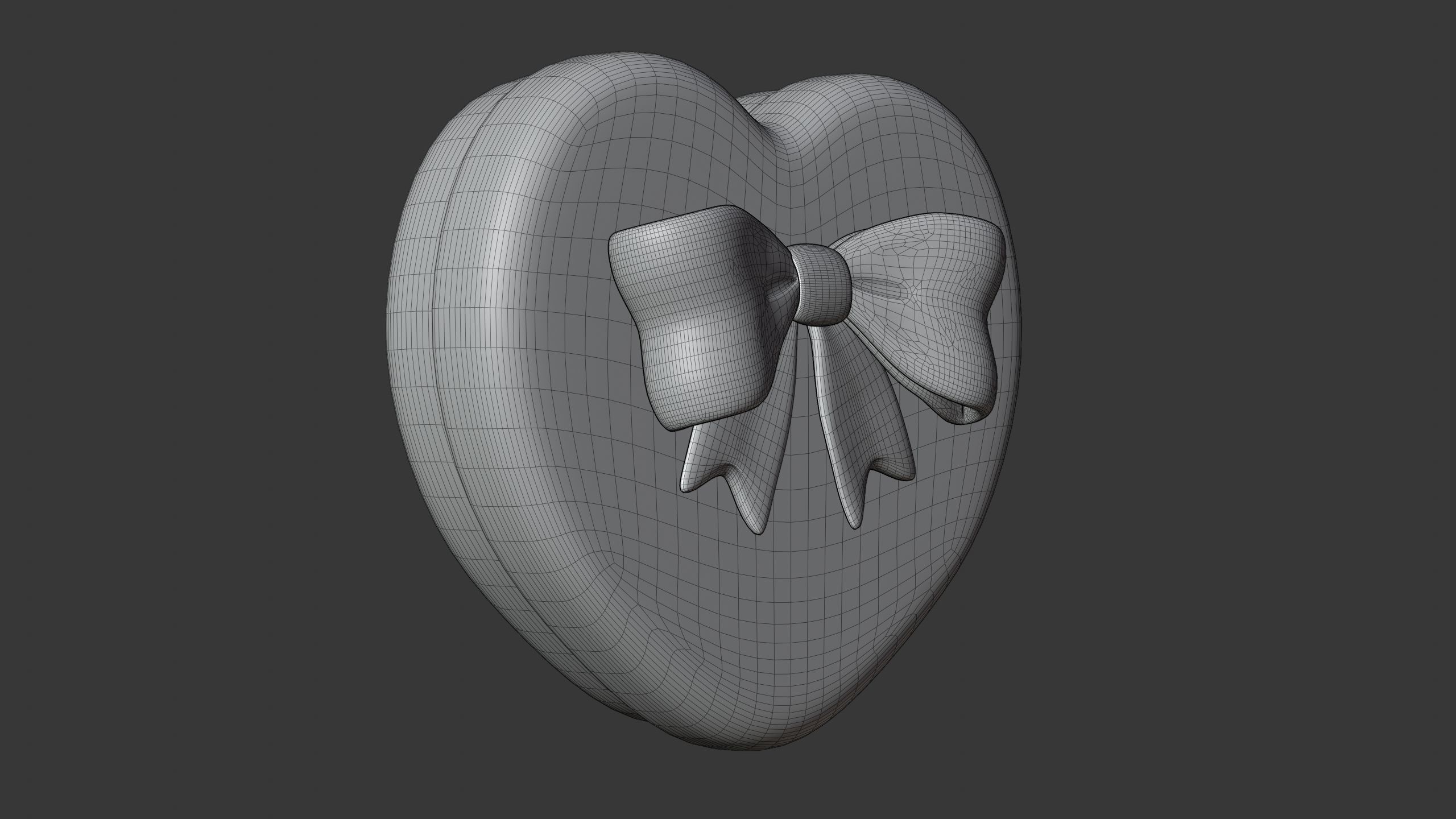 Heart Giftbox 3D model_10