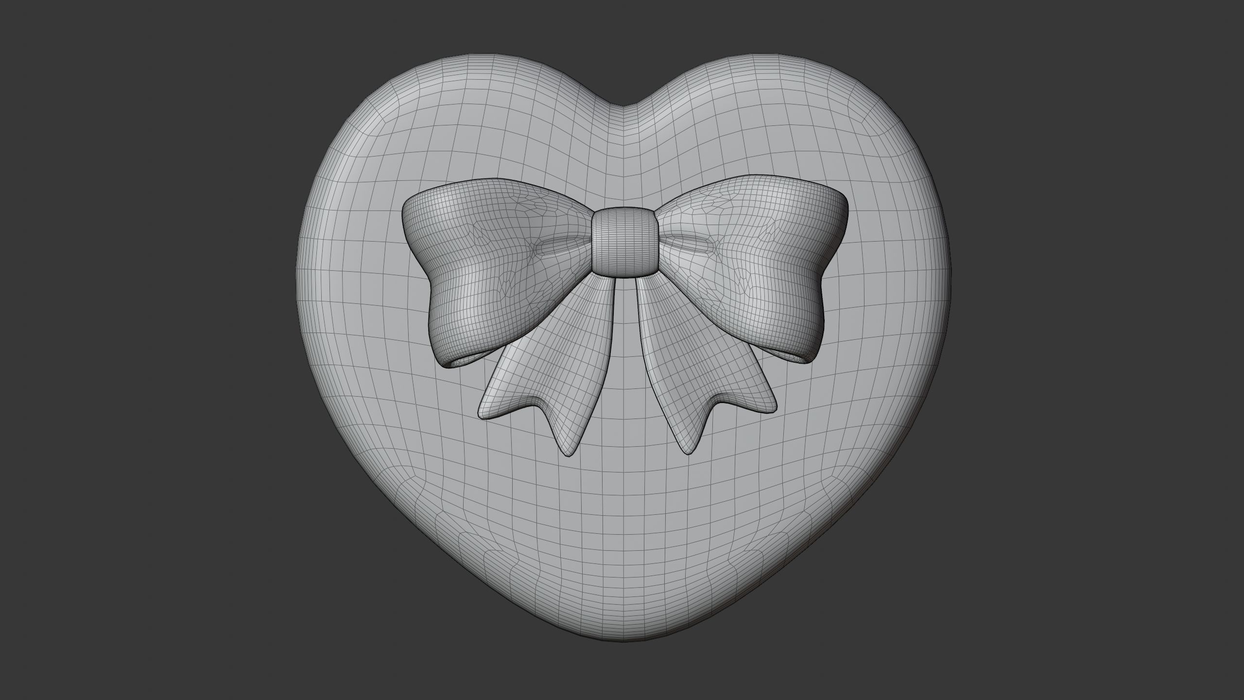 Heart Giftbox 3D model_9