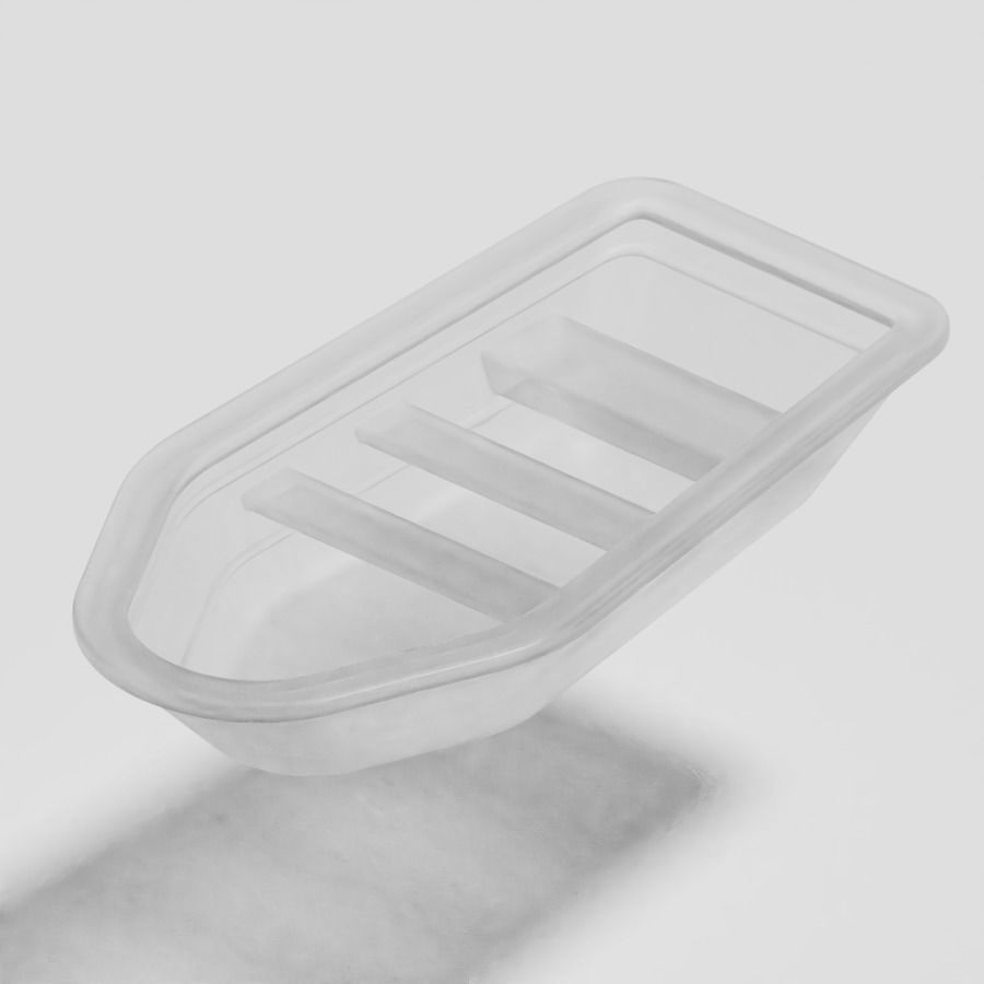 Glassy Fishing Boat 3D model_2