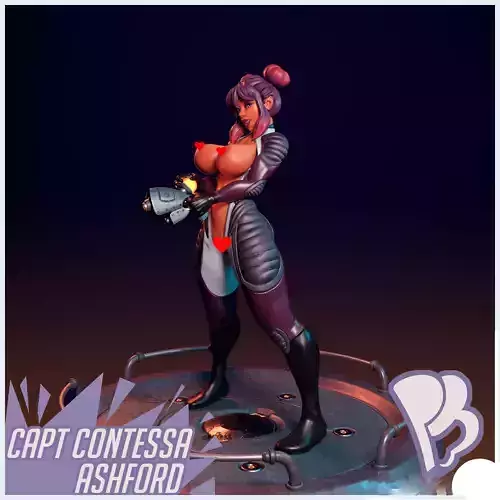 Capt Contessa  Ashford adult nsfw 3D model