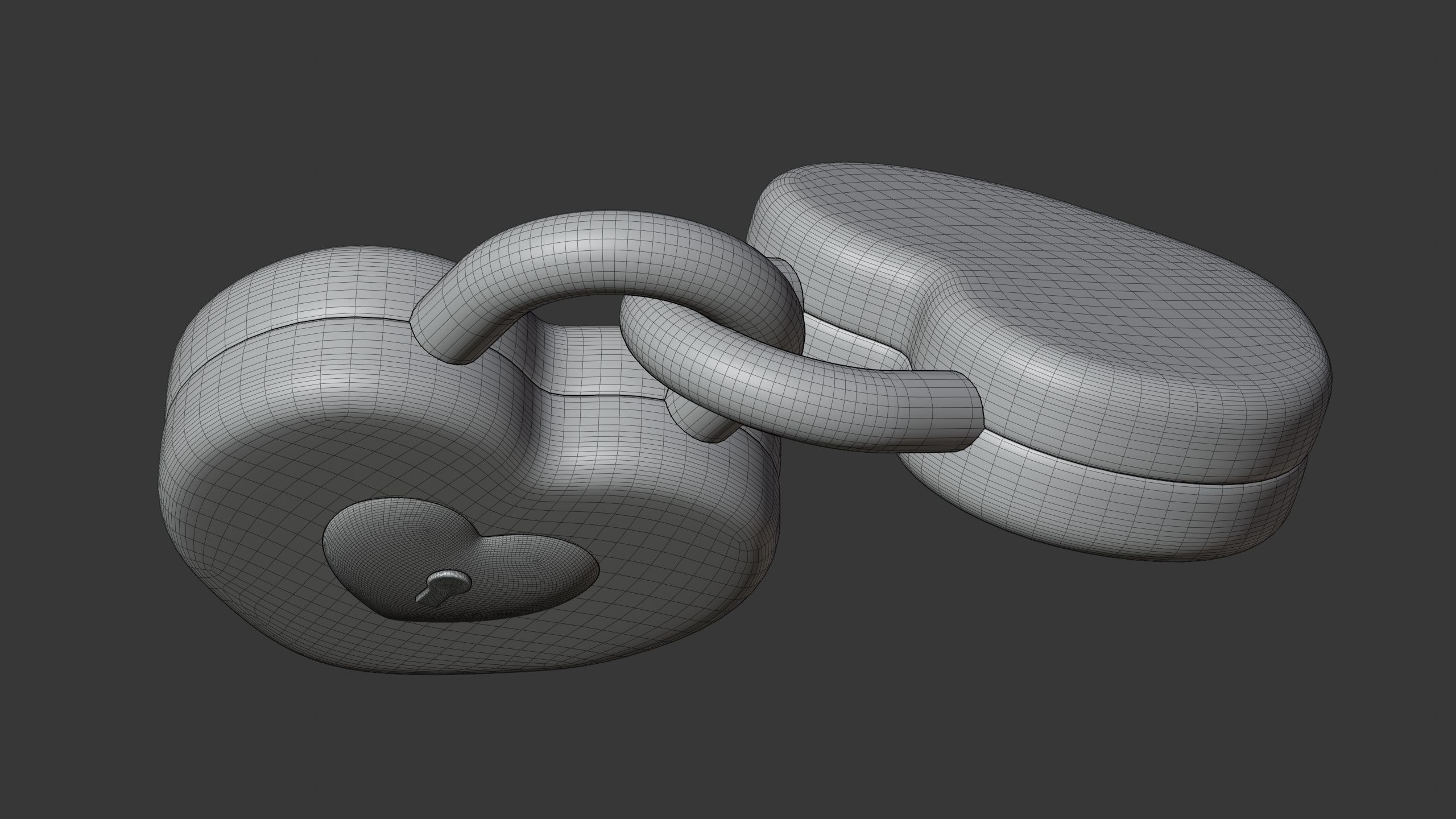 Heart Padlock 3D Icon 3D model_12