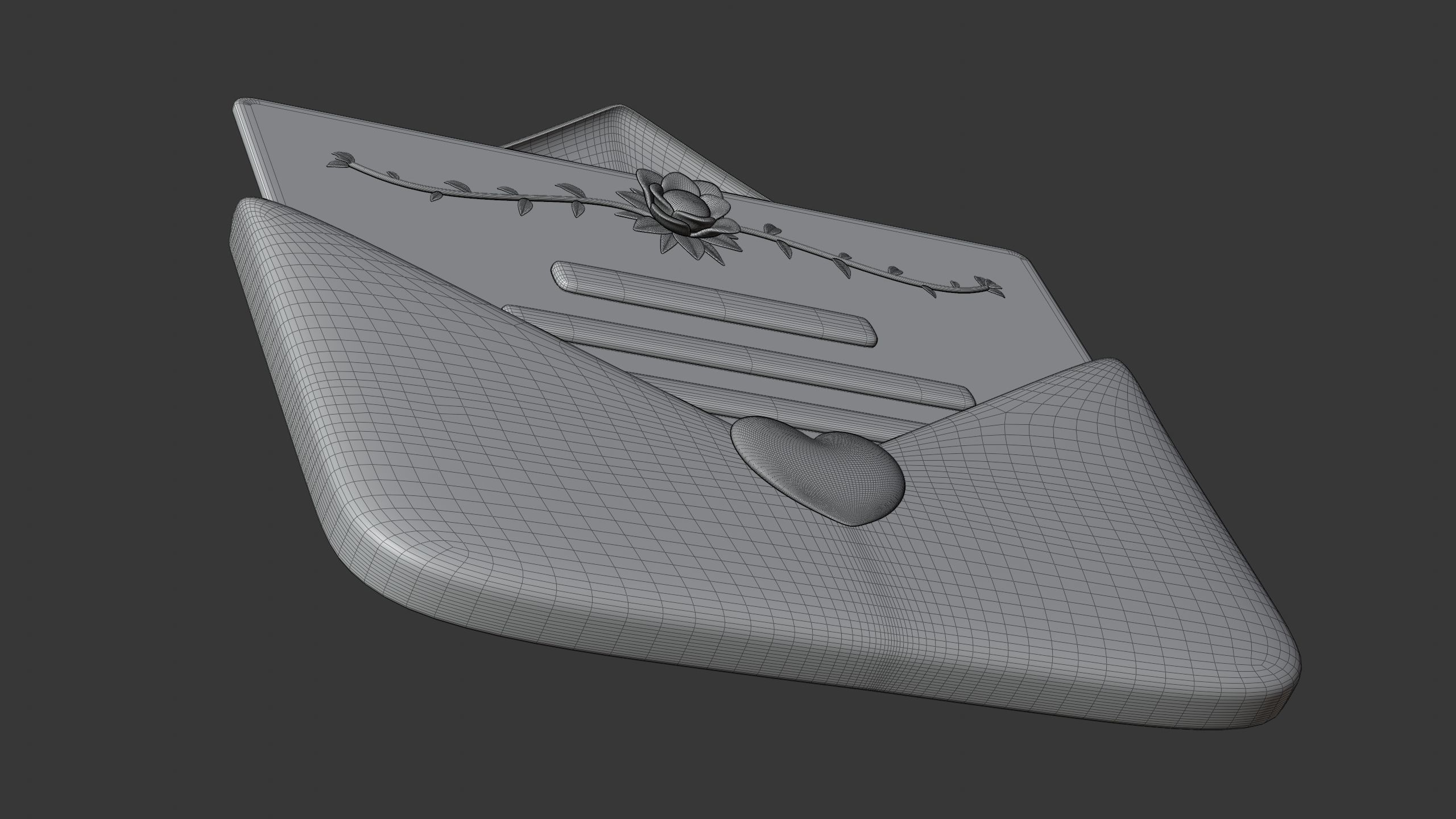 Wedding Invitation 3D Icon 3D model_13